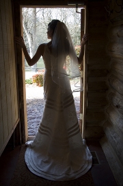 imagen silueta de novia