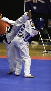 imagen competencia taekwondo