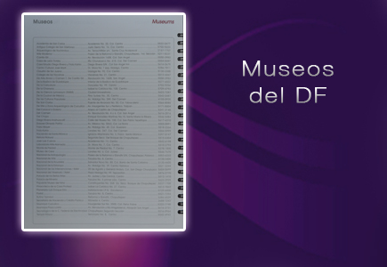 agenda con directorio de museos