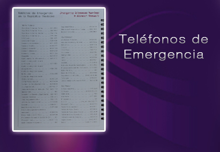 telefonos de emergencia agenda ejecutiva